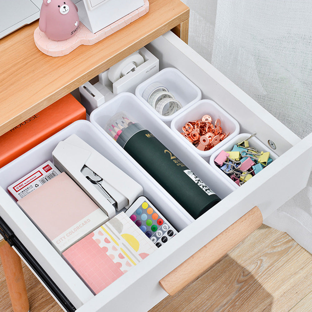 8-Piece Makeup & Drawer Organizer Set