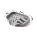 Silicone Kitchen Sink Sponge Holder – Auto-Draining Sink Caddy Organizer
