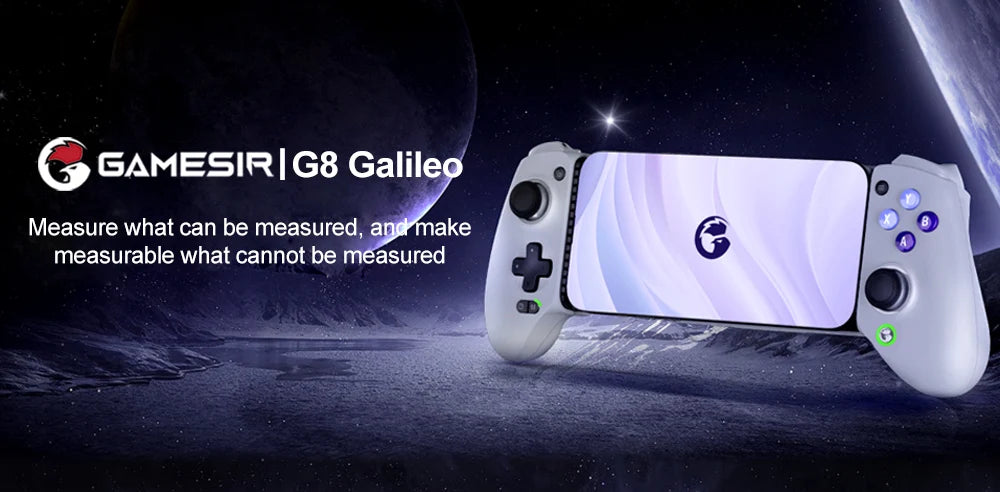 GameSir G8 Galileo Mobile Gaming Controller – Hall Effect Joysticks, USB-C, iOS & Android Compatible