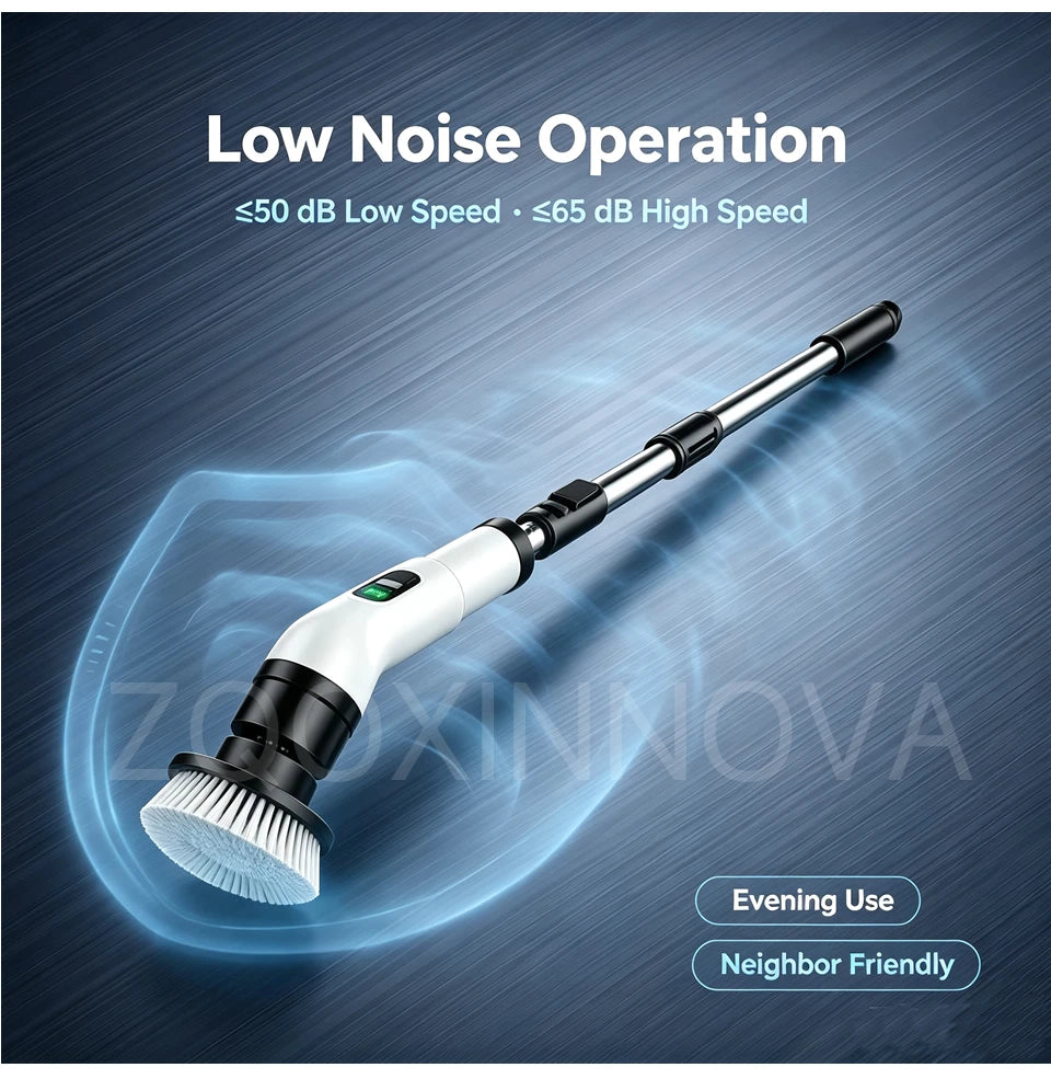 Cordless Electric Spin Scrubber — Rechargeable Multipurpose Cleaning Brush