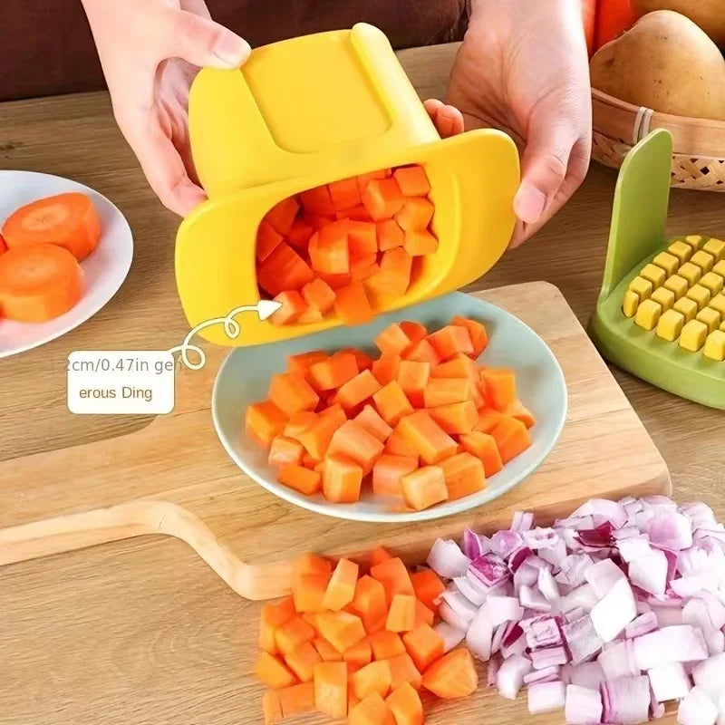 Multifunctional Vegetable Chopper & Onion Dicer – Stainless Steel Blades, Ergonomic Handle, Easy Meal Prep