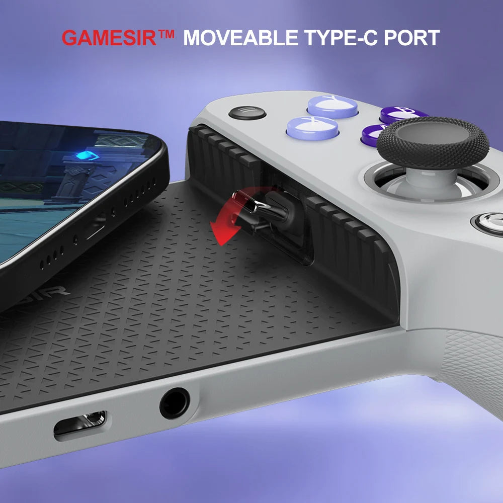 GameSir G8 Galileo Mobile Gaming Controller – Hall Effect Joysticks, USB-C, iOS & Android Compatible