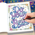 Self-Care Mental Health Coloring Book — Stress & Anxiety Relief Workbook