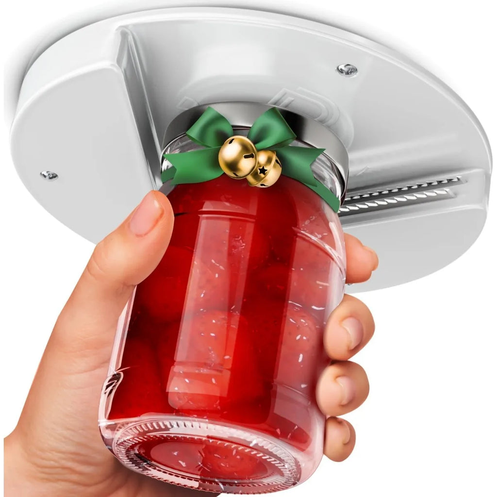 Under Cabinet Jar & Bottle Opener – One-Handed, No-Effort Lid Remover for Seniors & Arthritis