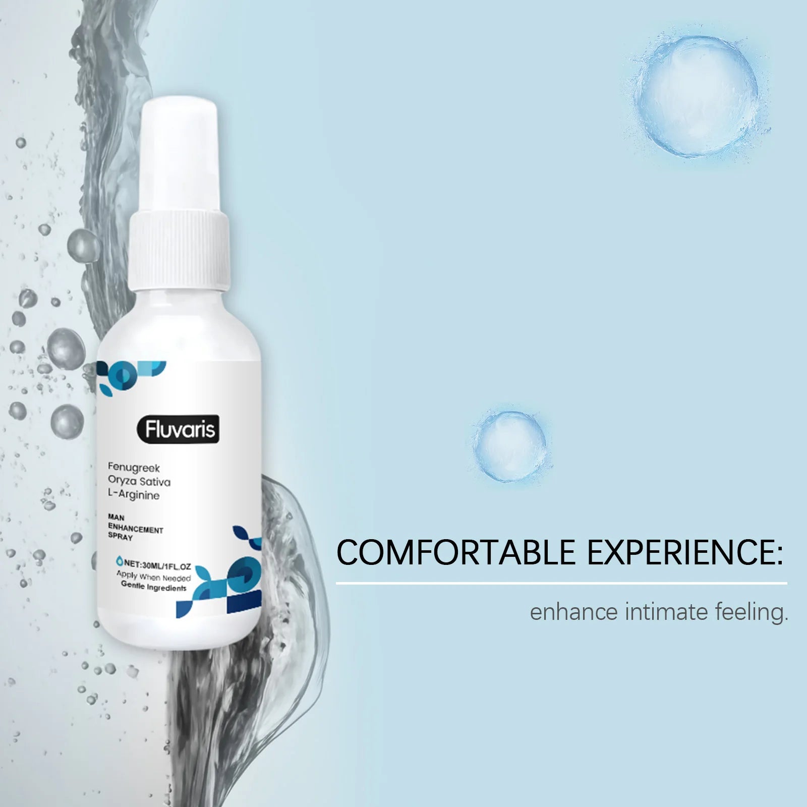 Men's Plant-Extract Intimate Care Cream & Spray — Hydrating & Firming
