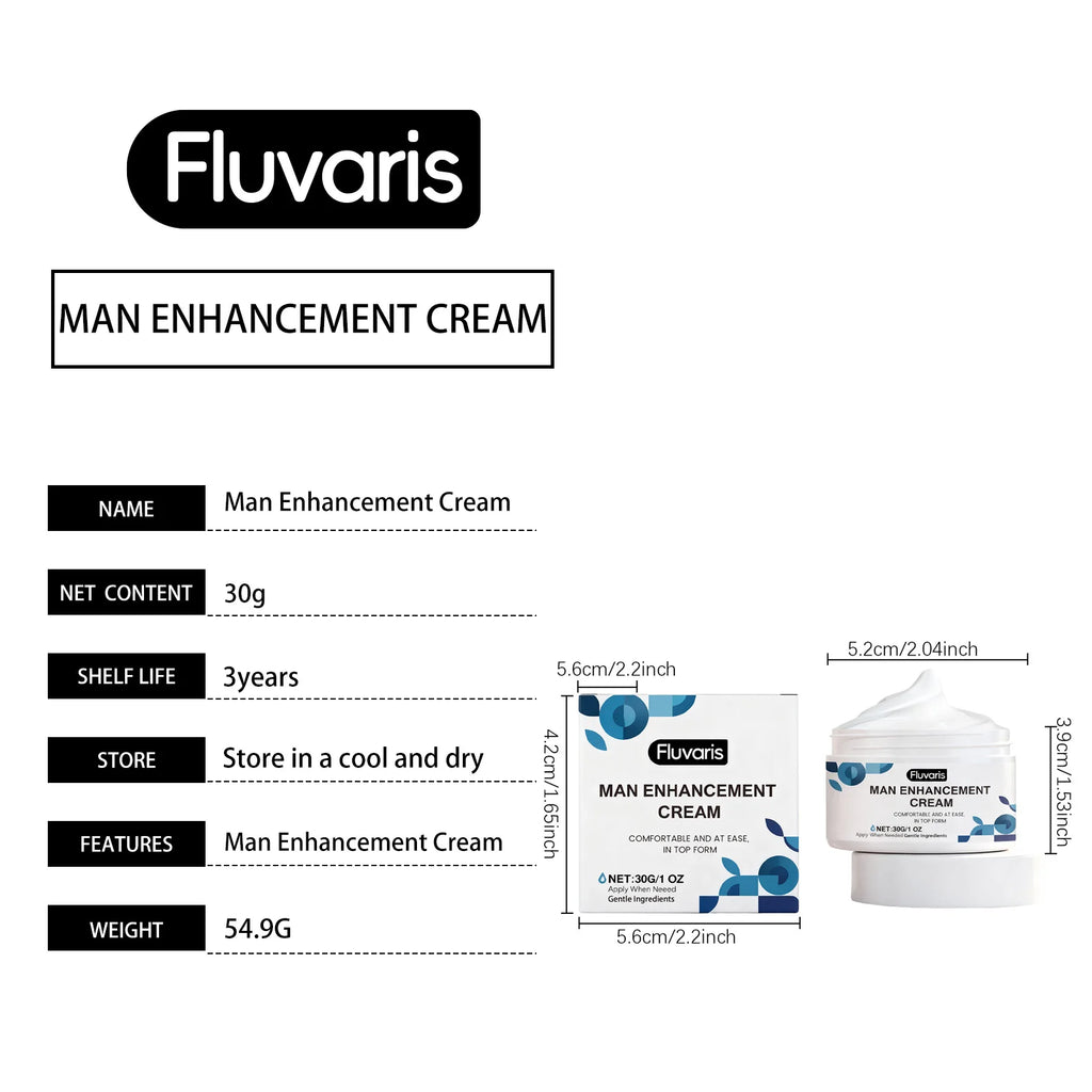 Men's Plant-Extract Intimate Care Cream & Spray — Hydrating & Firming