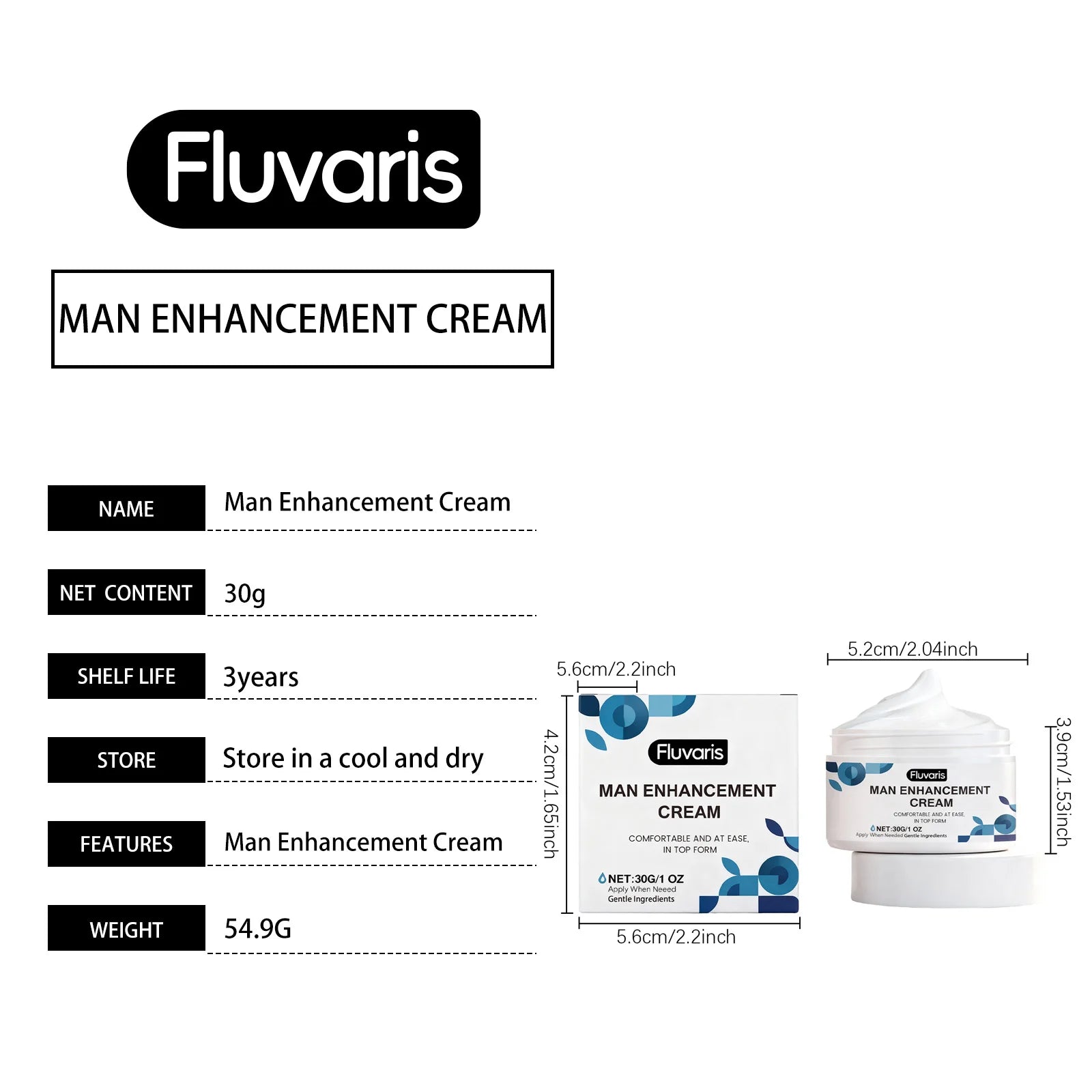 Men's Plant-Extract Intimate Care Cream & Spray — Hydrating & Firming