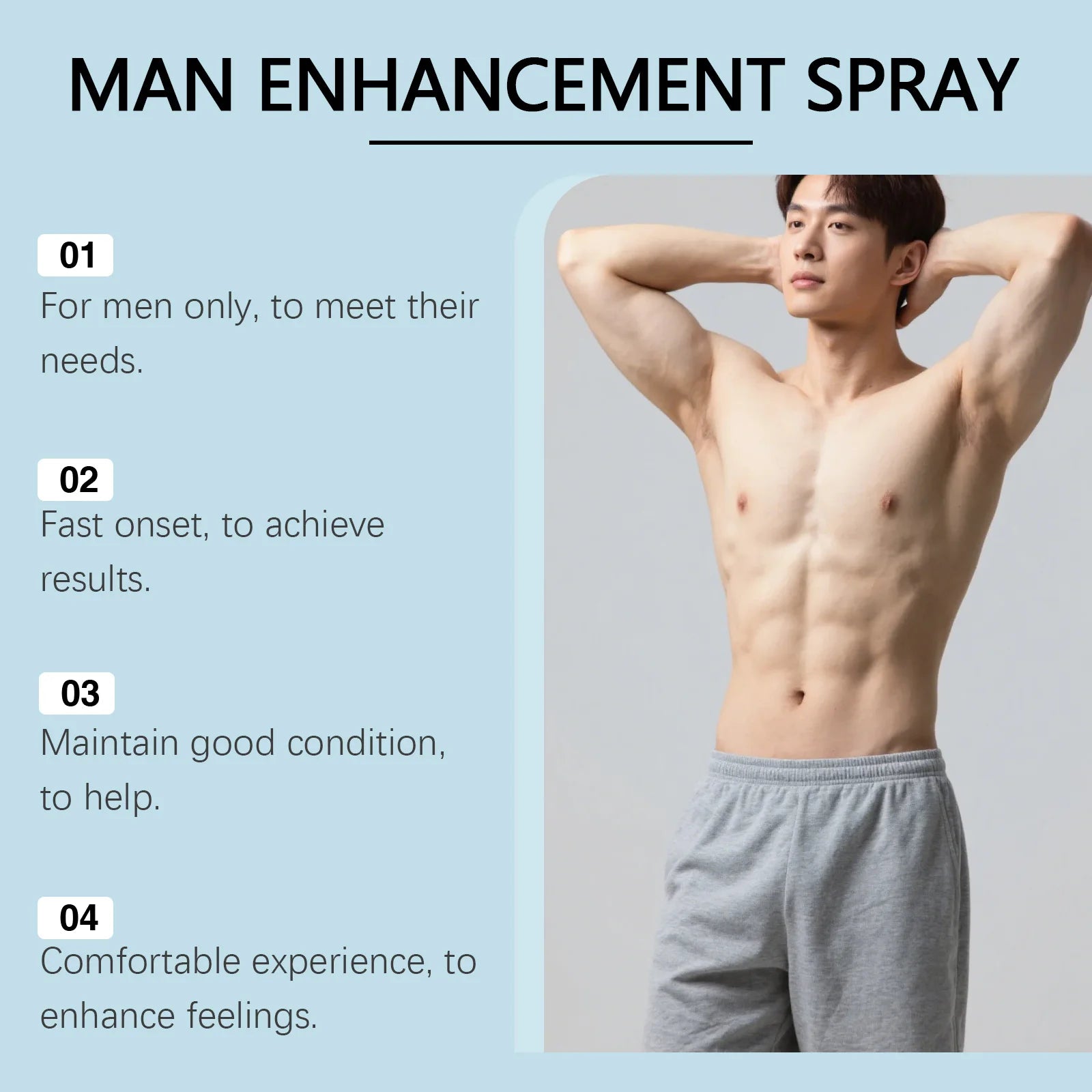 Men's Plant-Extract Intimate Care Cream & Spray — Hydrating & Firming