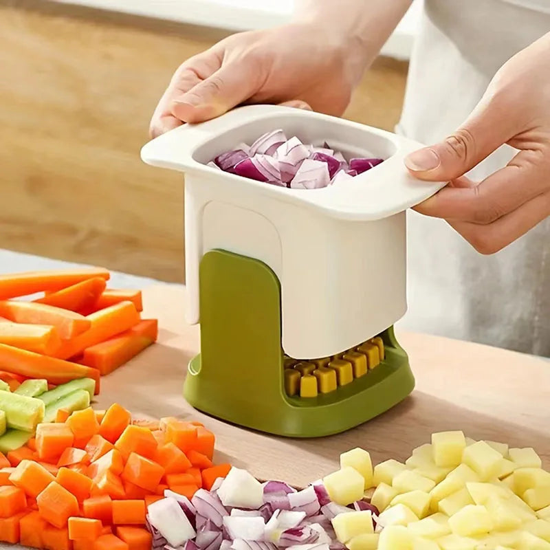 Multifunctional Vegetable Chopper & Onion Dicer – Stainless Steel Blades, Ergonomic Handle, Easy Meal Prep