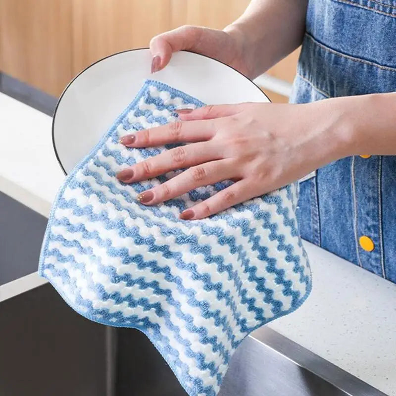 Microfiber Kitchen Dishcloth — Soft, Absorbent & Eco-Friendly Cleaning Cloth