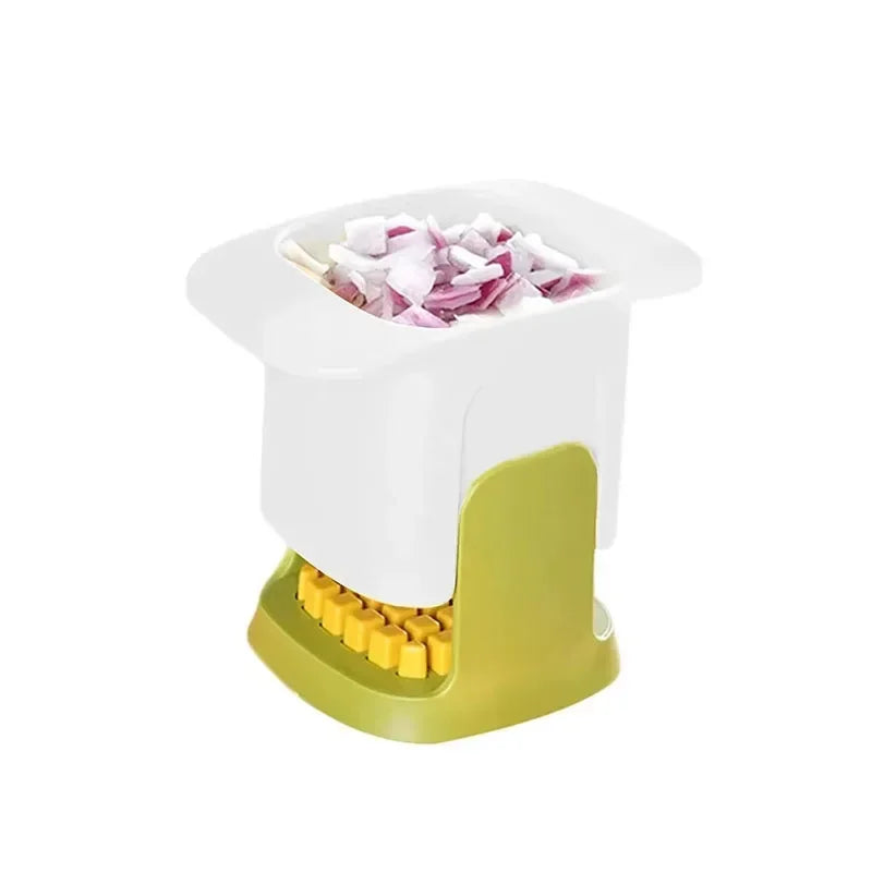 Multifunctional Vegetable Chopper & Onion Dicer – Stainless Steel Blades, Ergonomic Handle, Easy Meal Prep