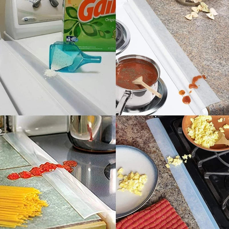 Silicone Stove Counter Gap Cover – T-Shape Heat-Resistant Slit Filler for Kitchen