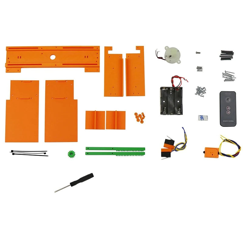 Kids STEM Electric Door Model – DIY 3D Physics Puzzle, Educational Science Toy for Ages 6+