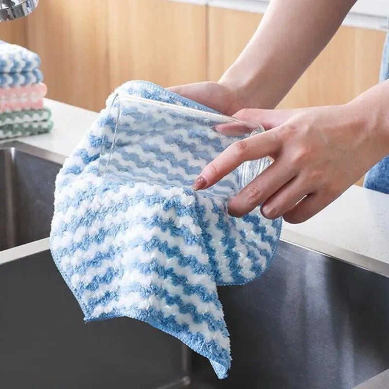 Microfiber Kitchen Dishcloth — Soft, Absorbent & Eco-Friendly Cleaning Cloth