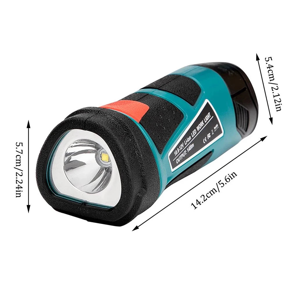 3W LED Work Light for Bosch 10.8V–12V Li-Ion Batteries (Battery Not Included)