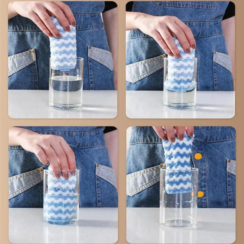 Microfiber Kitchen Dishcloth — Soft, Absorbent & Eco-Friendly Cleaning Cloth